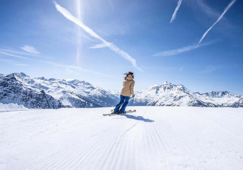 La rosière sur les piste