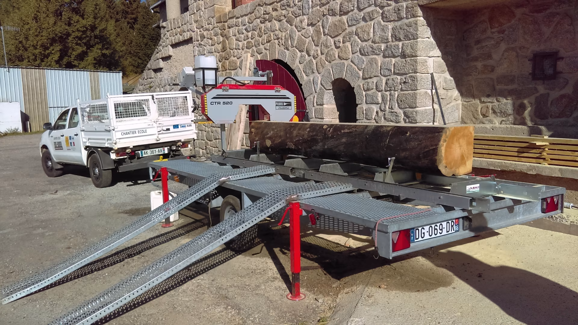 FONT ROMEU CHANTIER BOIS