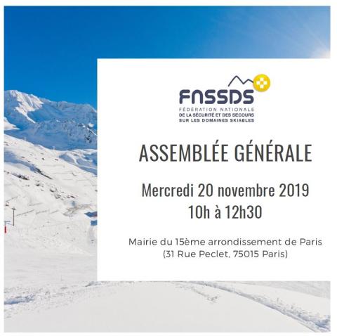 Assemblée générale FNSSDS 2019