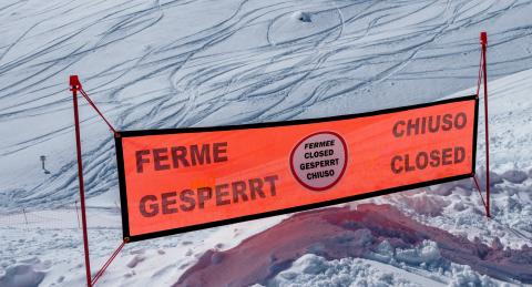 Piste fermée COVID 19