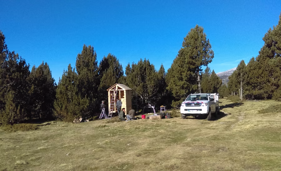 FONT ROMEU CHANTIER BOIS