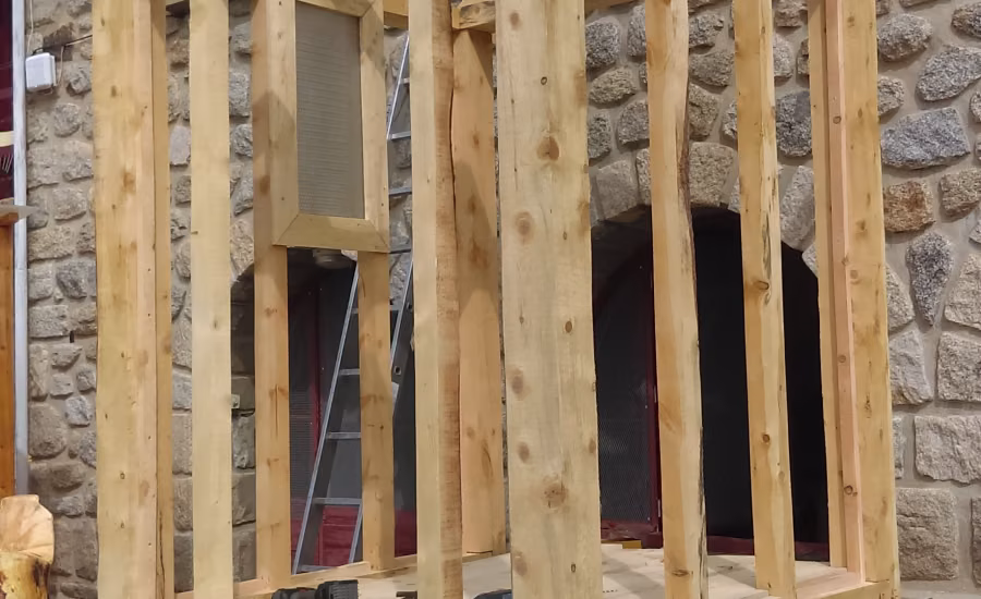 FONT ROMEU CHANTIER BOIS