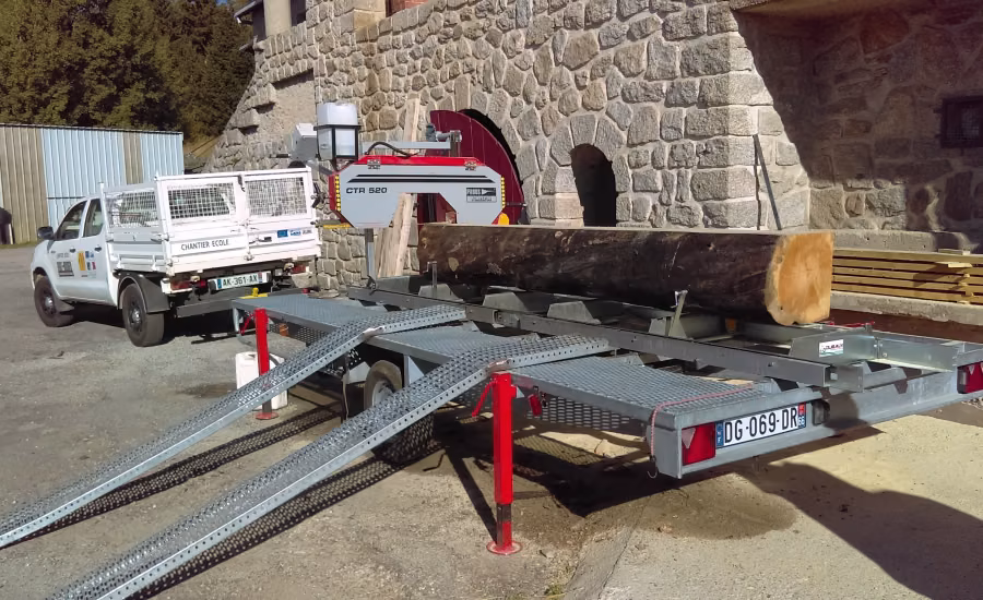 FONT ROMEU CHANTIER BOIS