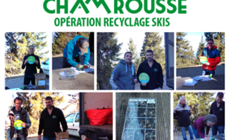 Chamrousse recyclage ski 