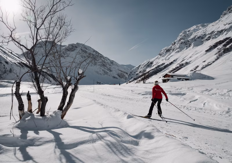 Ski de fond dans la Vallée du Manchet