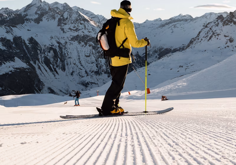 Premières traces en ski