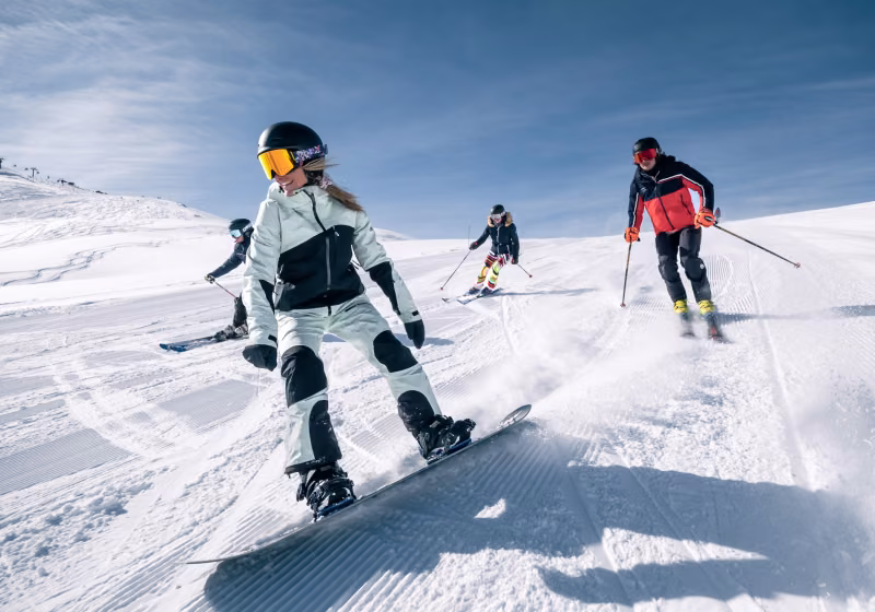 Ski entre amis