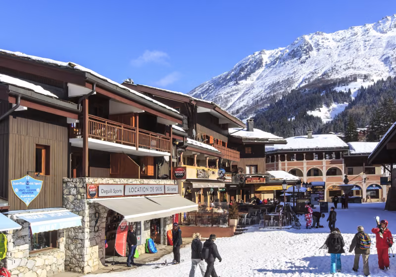 Valmorel rue 100% piétonne