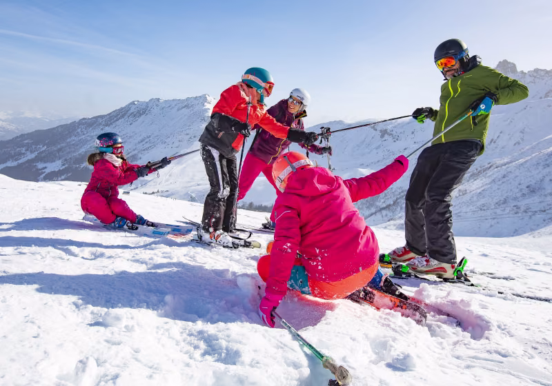 Valmorel ski en famille