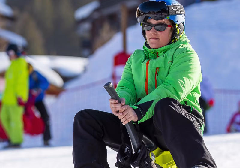 Yooner sur les pistes Valmorel