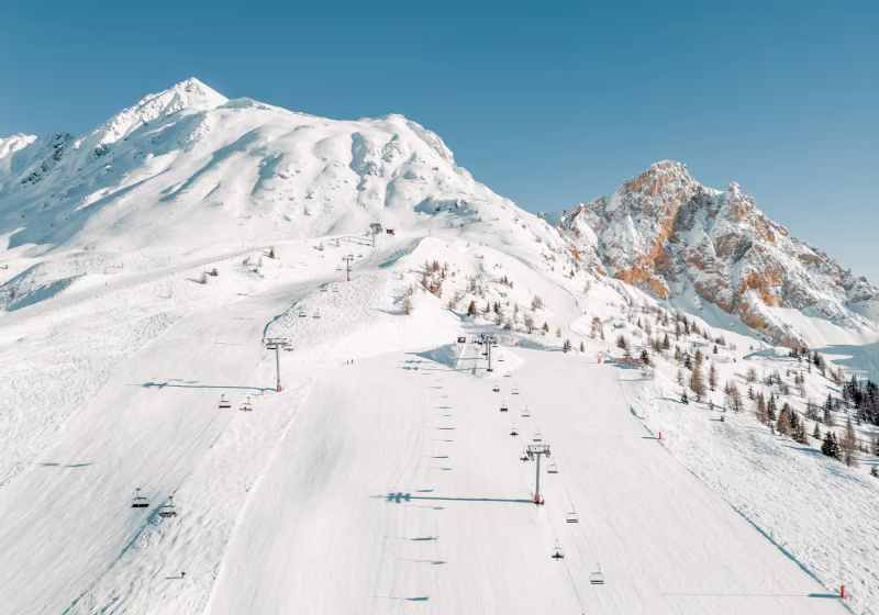 Vallandry, piste