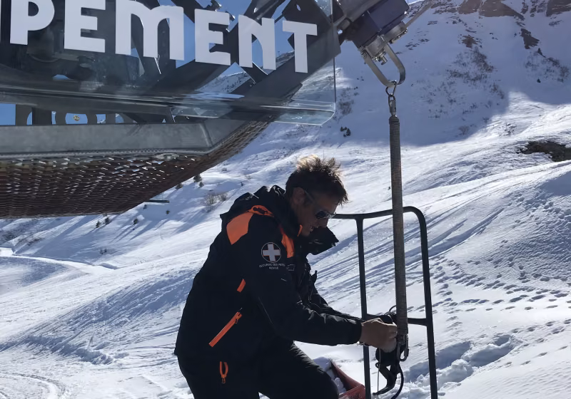 sur la trace des pisteurs Valmorel