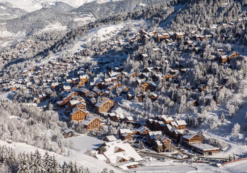 Méribel_station_ski_ hiver