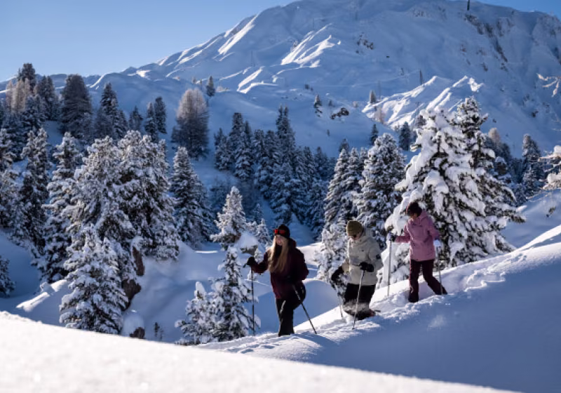Raquettes Dolines La Plagne