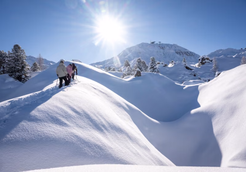 Raquettes Dolines La Plagne