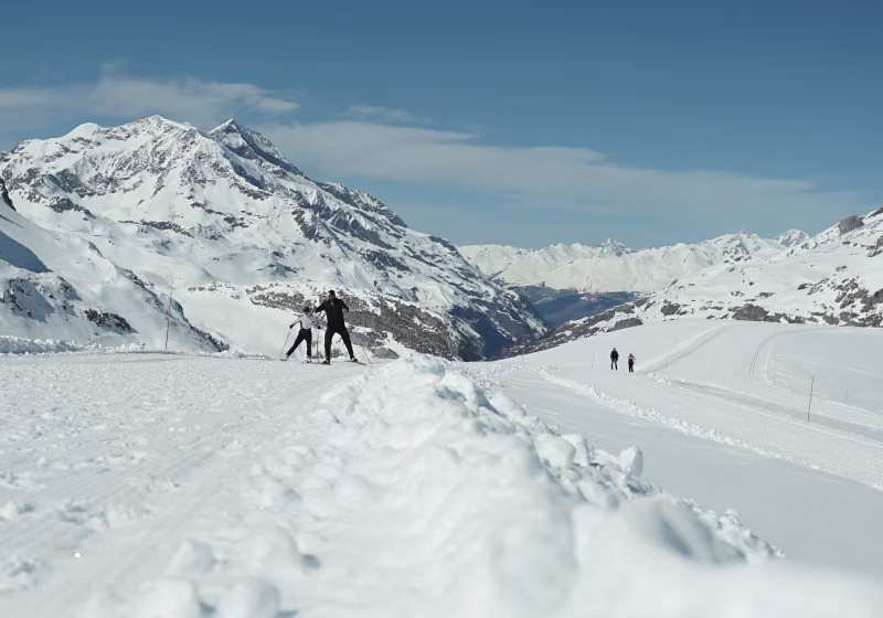 Ski de fond au lac de l'Ouillette