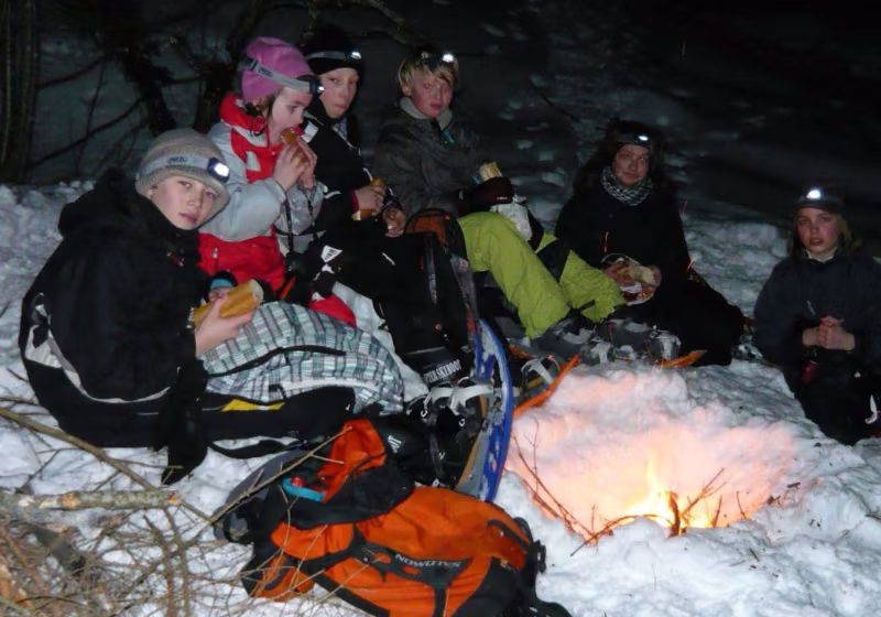 Ptits trappeurs nocturne Valmorel