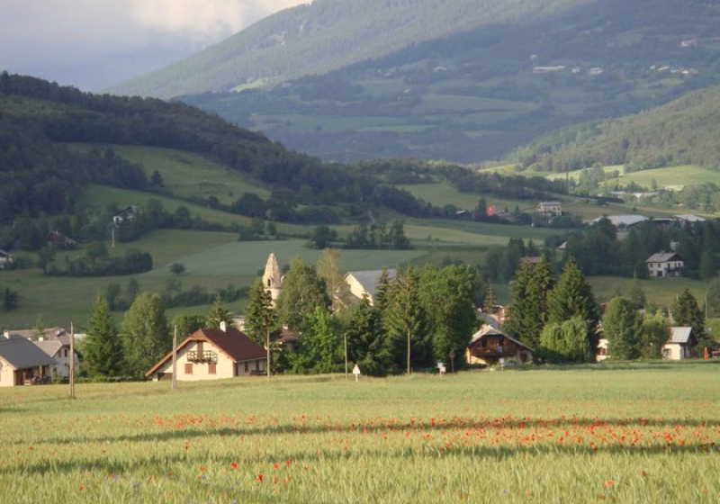 STATANMSM2V500Q59 - Vue sur le village de Selonnet