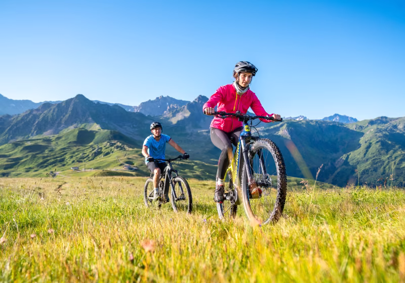 E Bike dans les alpages