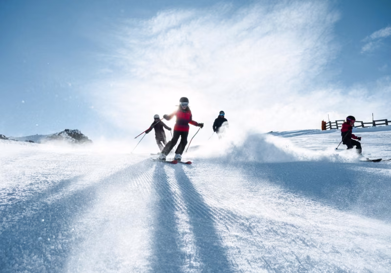 Ski alpin en famille