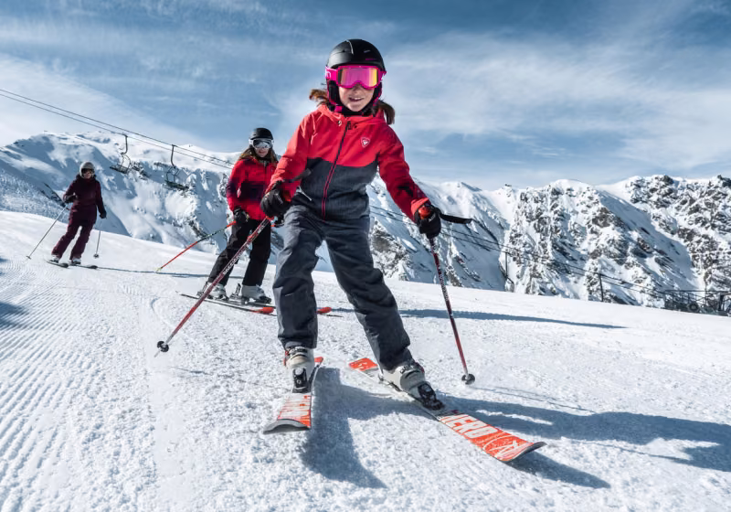 Ski alpin en famille